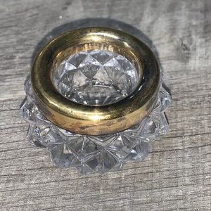 Vintage 875 crystal ink jar